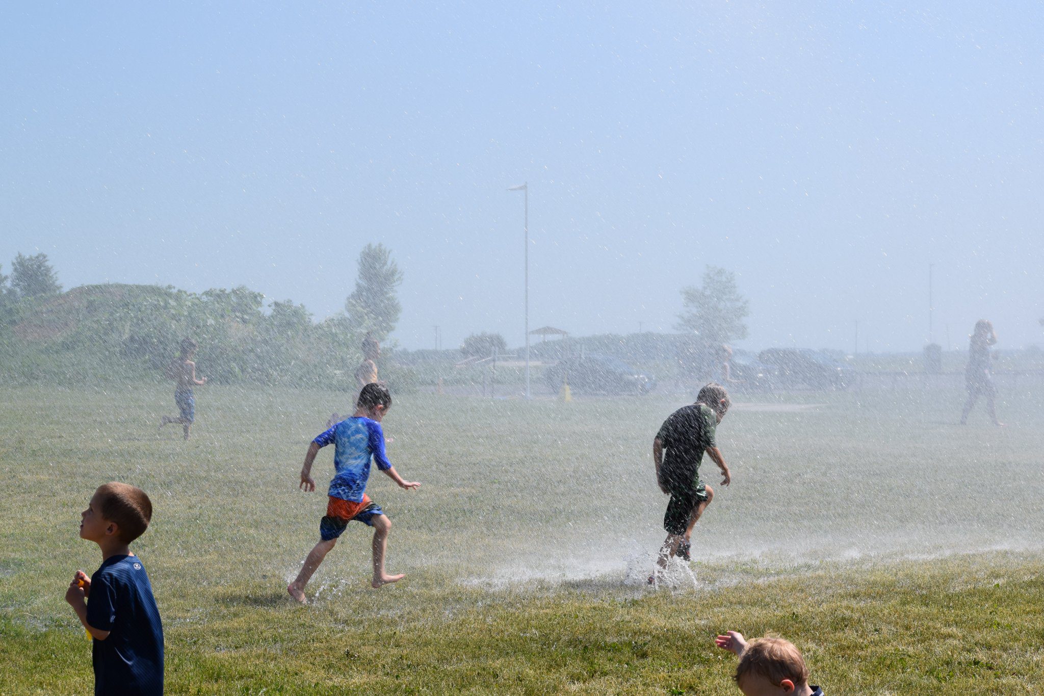 Splash Pad cooling down on a hot day 002