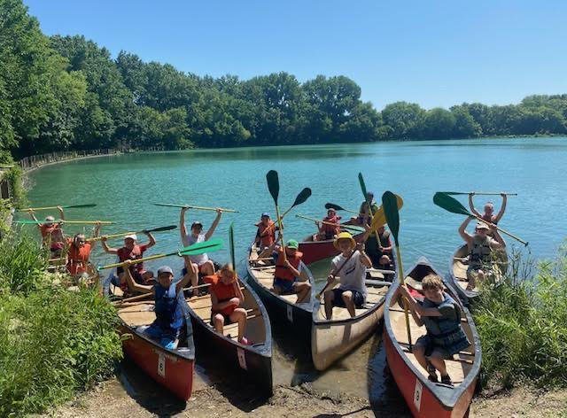 Summer Camp canoeing at Silver Springs